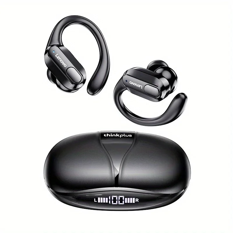 Lenovo XT80 Wireless Headphones Bluetooth 5.3 Earphones True with Mic Button Control Noise Reduction Earhooks Waterproof Headset