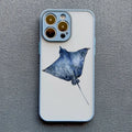 Cool Ocean Turtle Phone Case For iPhone 17 16 11 12 13 Pro Max Mini 15 14 Pro Max 16 15 Plus X XR Sea Blue Turtle Design Covers