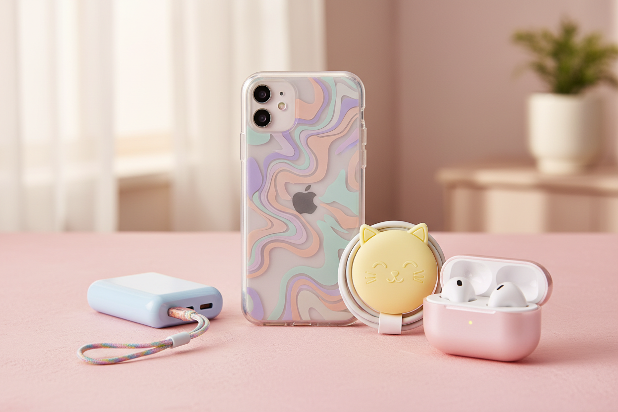 Pastel Mobile Accessories
